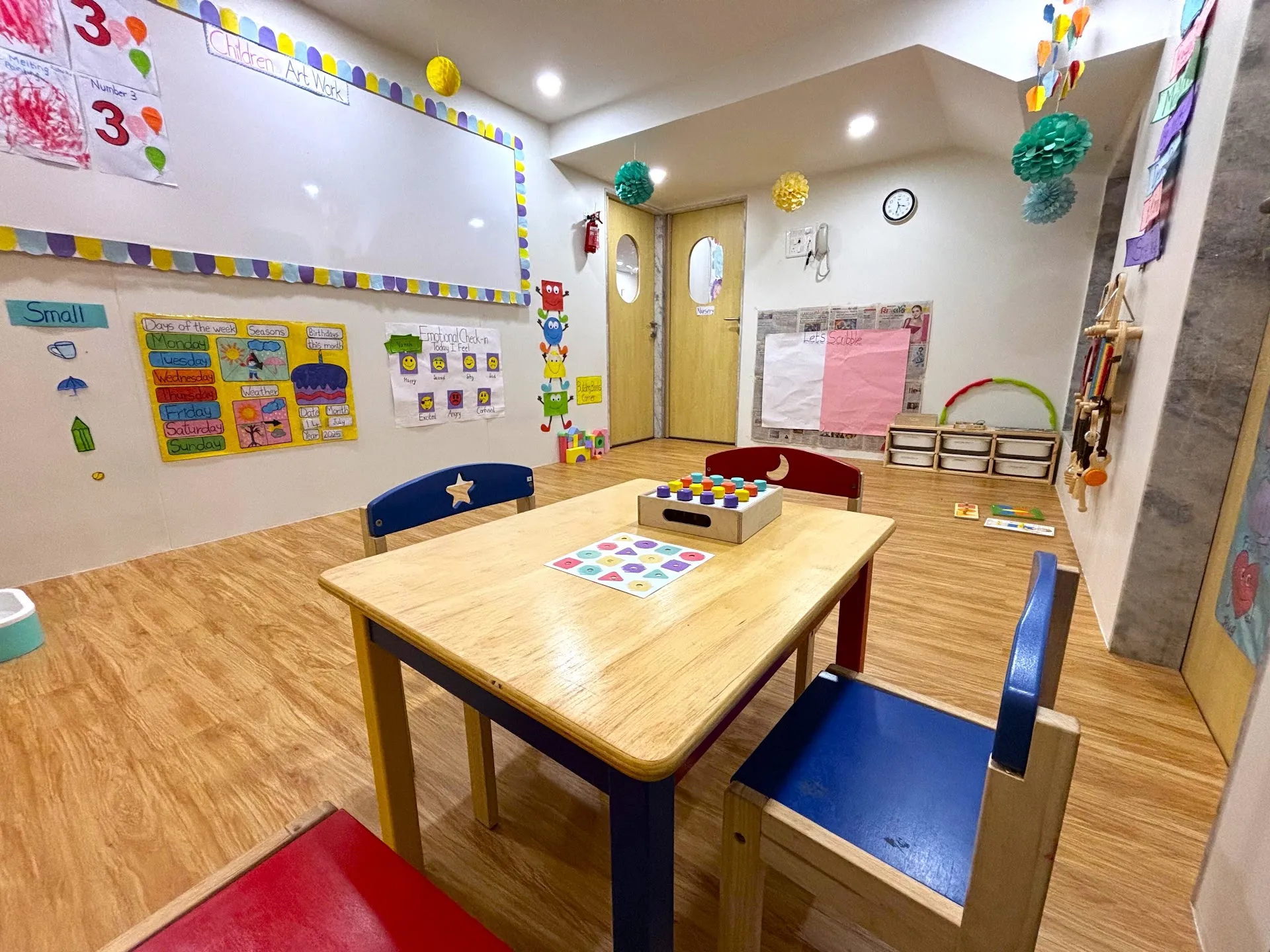 Eager Beaver classroom ready for a campus tour
